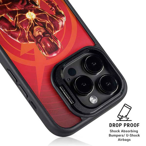 DC Comics The Flash Movie: Flash in Motion iPhone 14 Pro Kickstand Case